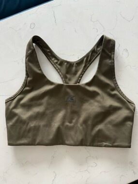KITH Racerback Sports Bra - Olive Green